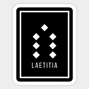 Laetitia Geomantic Figure Sticker